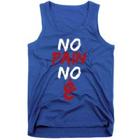 No Pain No Gain Funny Arabic Motivational Gym Gift Tank Top