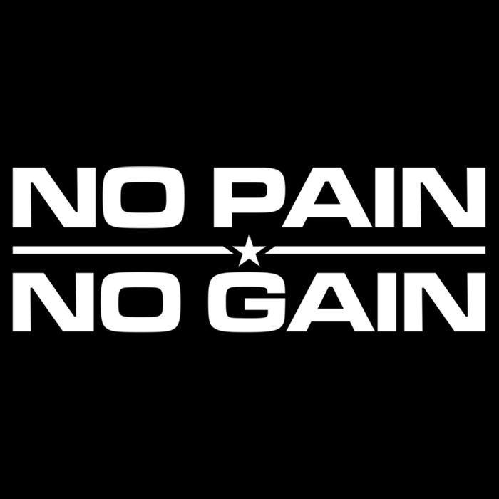 No Pain No Gain Weighlifting Training Fitness Muscle Funny Gift Bucket Hat