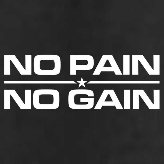 No Pain No Gain Weighlifting Training Fitness Muscle Funny Gift Beanie