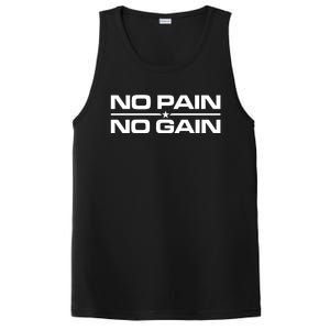 No Pain No Gain Weighlifting Training Fitness Muscle Funny Gift PosiCharge Competitor Tank