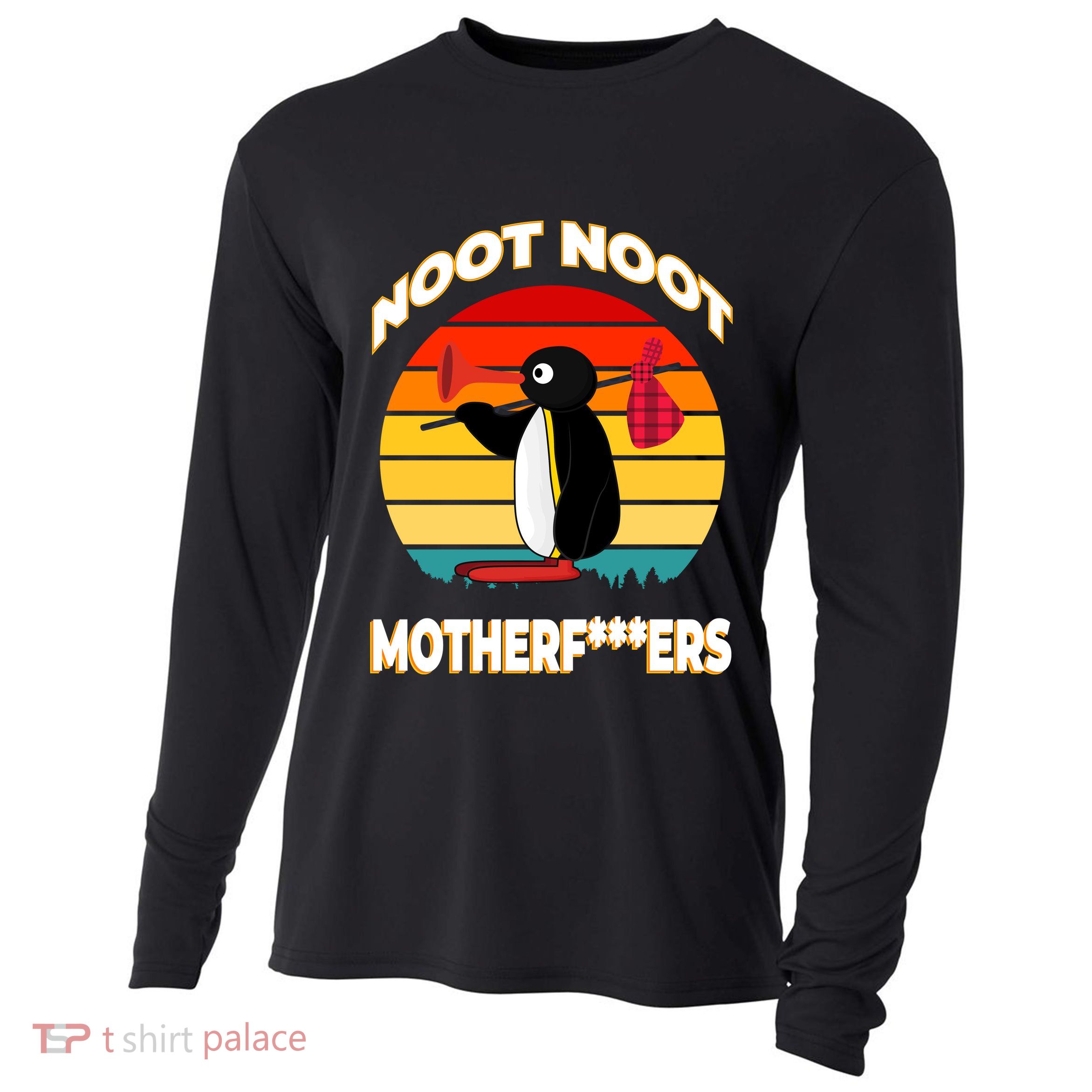 Noot Pingu Noot Meme Cooling Performance Long Sleeve Crew