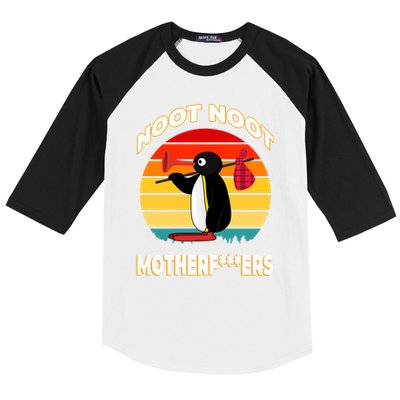 Noot Pingu Noot Meme Baseball Sleeve Shirt