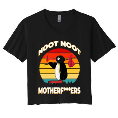 Noot Pingu Noot Meme Crop Top