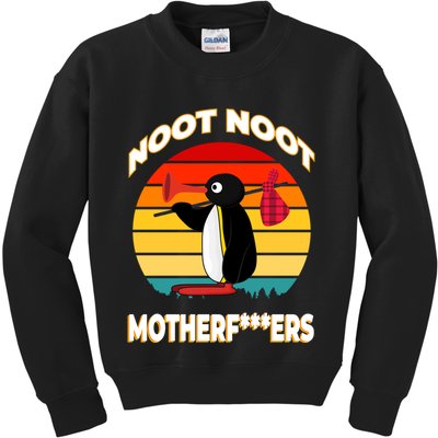 Noot Pingu Noot Meme Kids Sweatshirt