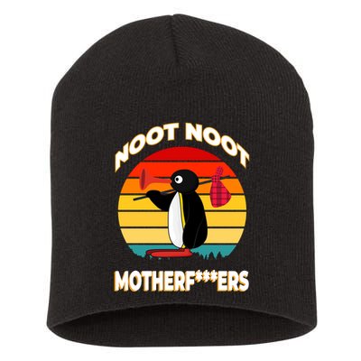 Noot Pingu Noot Meme Short Acrylic Beanie