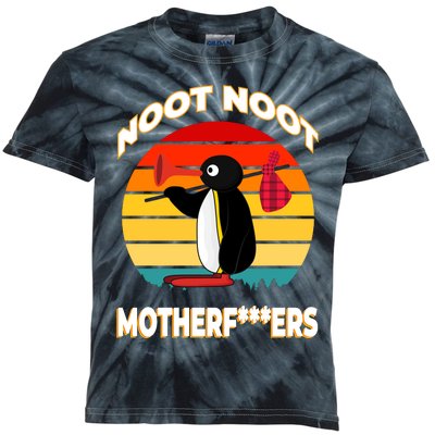 Noot Pingu Noot Meme Kids Tie-Dye T-Shirt