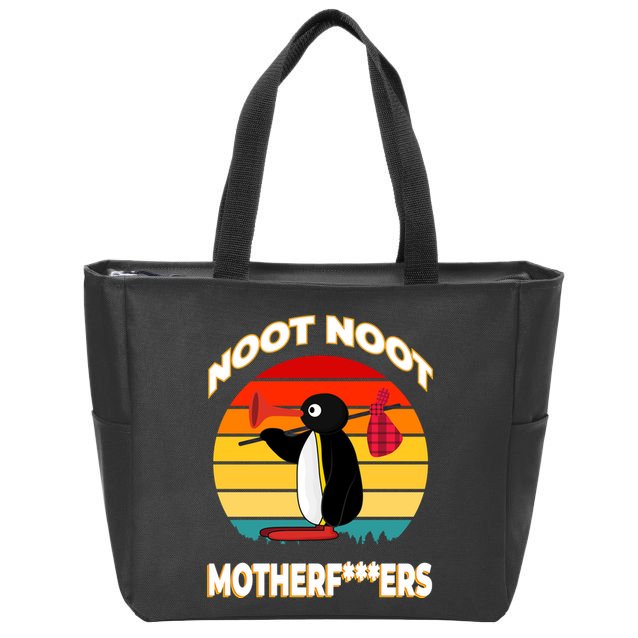 Noot Pingu Noot Meme Zip Tote Bag