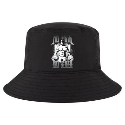 No Pain No Gain Cool Comfort Performance Bucket Hat