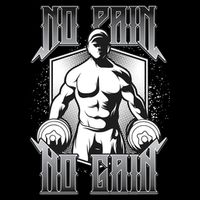 No Pain No Gain Cooling Performance Crew T-Shirt