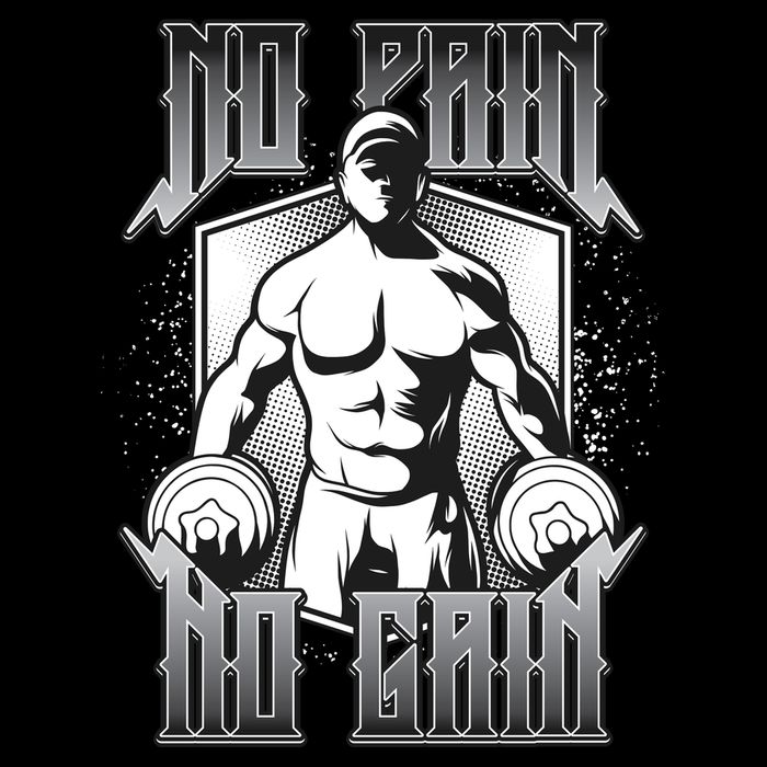 No Pain No Gain Cooling Performance Crew T-Shirt