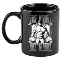 No Pain No Gain 11oz C Handle Ceramic Mug