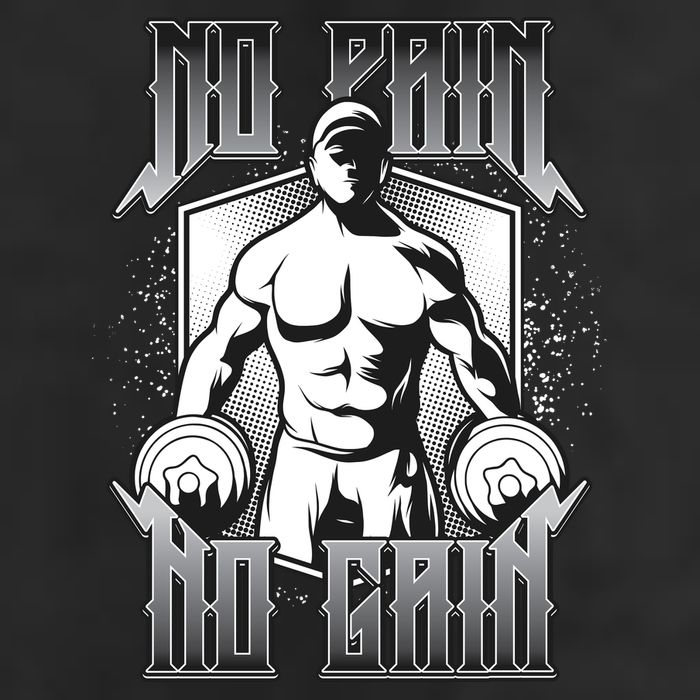 No Pain No Gain 11oz C Handle Ceramic Mug