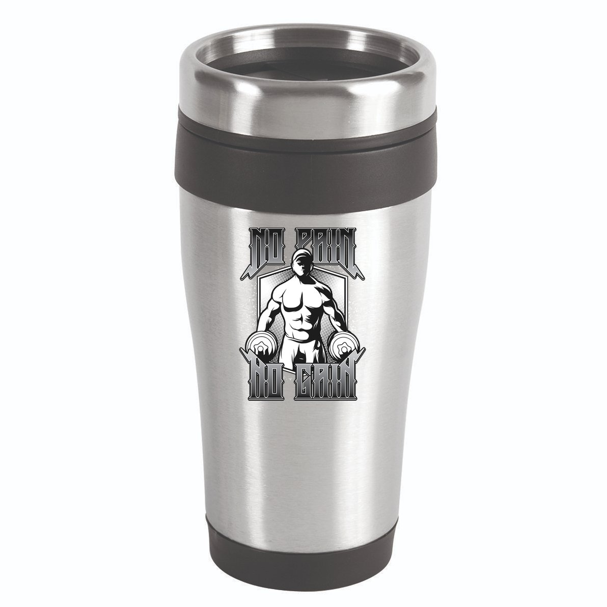 No Pain No Gain 16oz Travel Tumbler