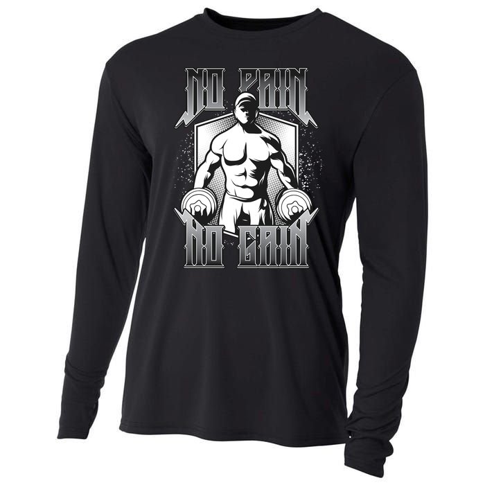 No Pain No Gain Cooling Performance Long Sleeve Crew