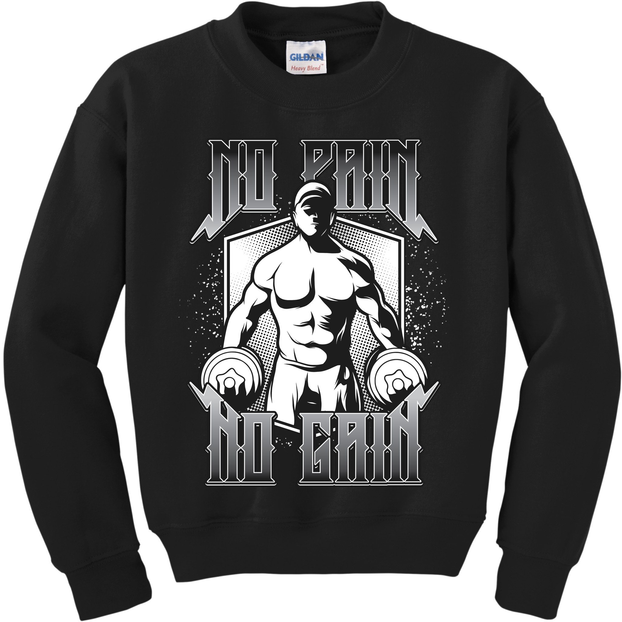 No Pain No Gain Kids Sweatshirt
