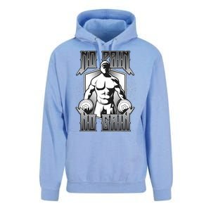 No Pain No Gain Unisex Surf Hoodie