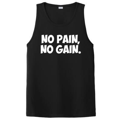 No Pain No Gain Cool Gift PosiCharge Competitor Tank