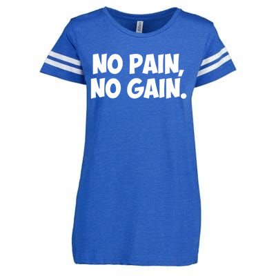 No Pain No Gain Cool Gift Enza Ladies Jersey Football T-Shirt