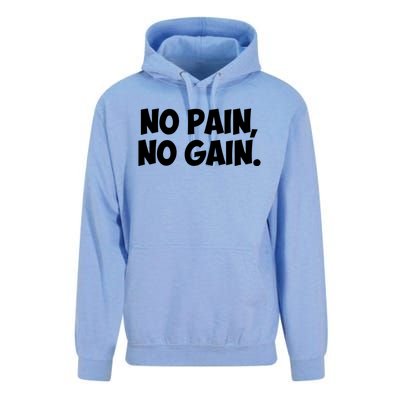 No Pain No Gain Cool Gift Unisex Surf Hoodie