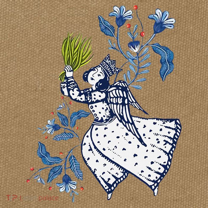 Nowruz Persian New Year Spring Equinox Haftseen Happy Norouz Cotton Canvas Backpack