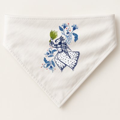 Nowruz Persian New Year Spring Equinox Haftseen Happy Norouz USA-Made Doggie Bandana
