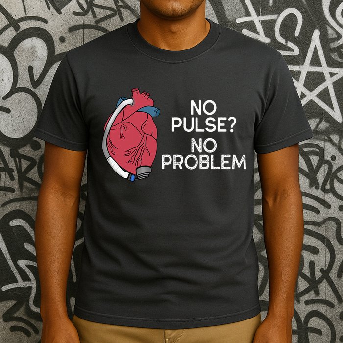 No Pulse No Problem Hm3 Lvad Heart Cvicu Centricular Assist T-Shirt