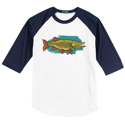 Northern Pike Baseball Sleeve Shirt