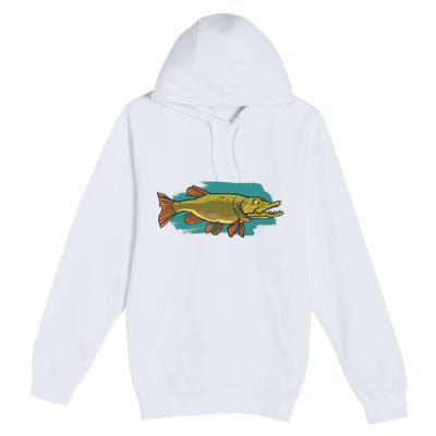 Northern Pike Premium Pullover Hoodie