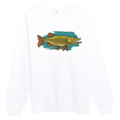 Northern Pike Premium Crewneck Sweatshirt