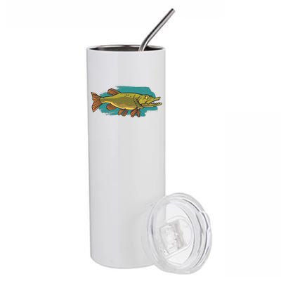 Northern Pike Stainless Steel Tumbler