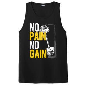 No Pain No Gain Workout Gym Lifting Gift PosiCharge Competitor Tank