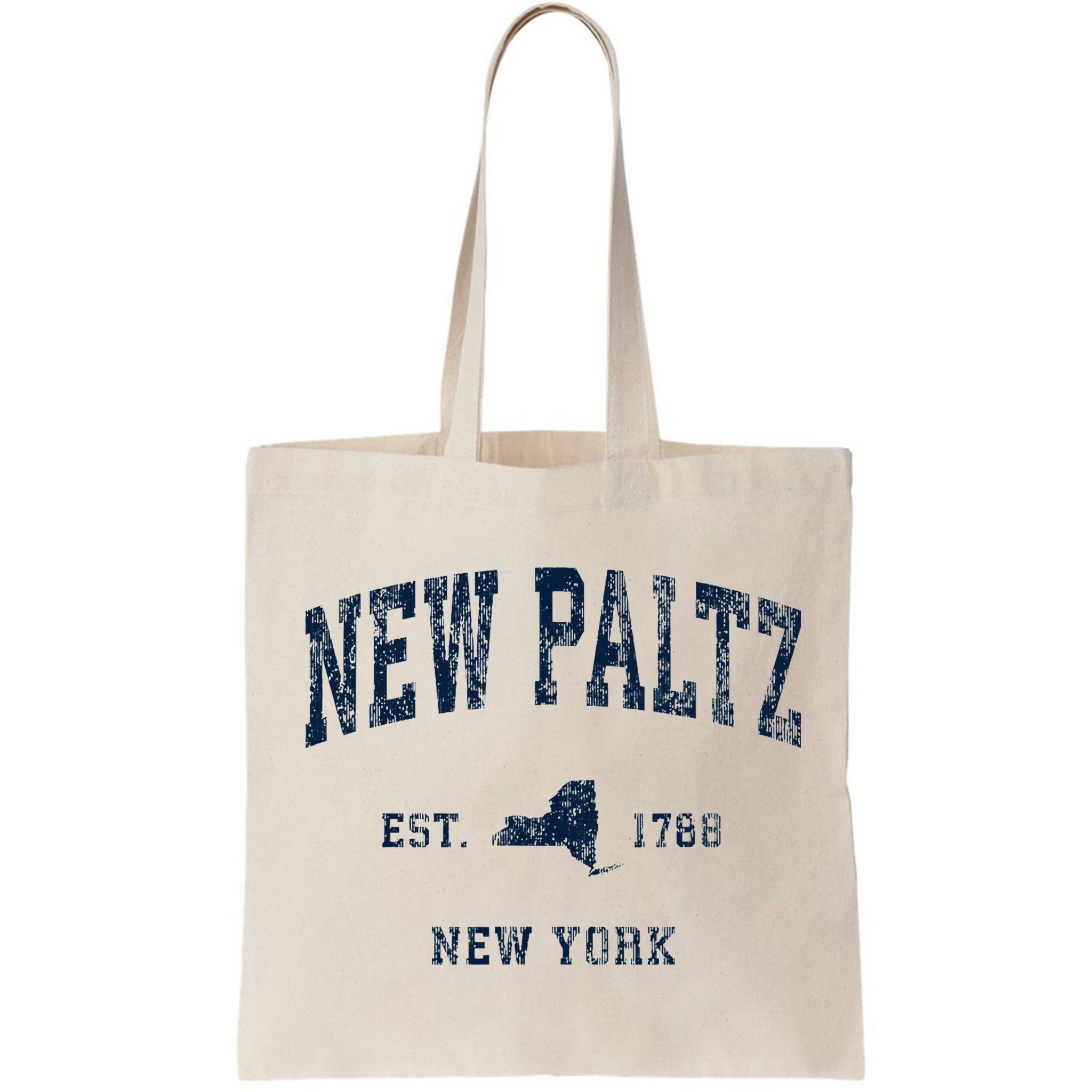 New Paltz New York Ny Vintage Athletic Sports Design Bag