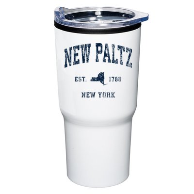 New Paltz New York Ny Vintage Athletic Sports Design Tumbler