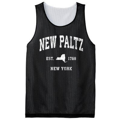 New Paltz New York Ny Vintage Athletic Mesh Reversible Basketball Jersey Tank