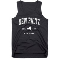 New Paltz New York Ny Vintage Athletic Tank Top