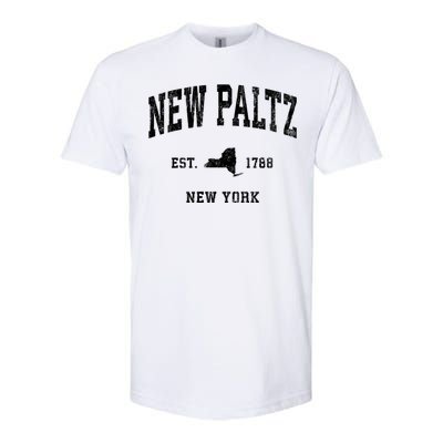 New Paltz New York Ny Vintage Athletic Softstyle CVC T-Shirt