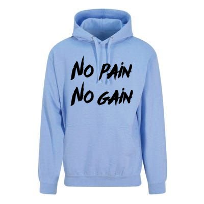 No Pain No Gain Design For Those Who Lo Workout Gift Unisex Surf Hoodie