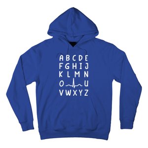 Nurse Pqrst Nursing Student Ekg Alphabet Funny Nurse Gift Hoodie