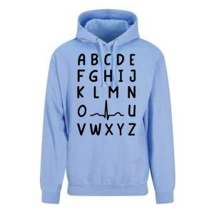 Nurse Pqrst Nursing Student Ekg Alphabet Funny Nurse Gift Unisex Surf Hoodie