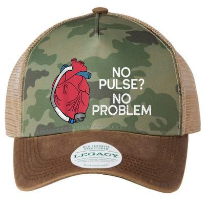 No Pulse No Problem Heartmate Lvad Heart Cvicu Legacy Tie Dye Trucker Hat