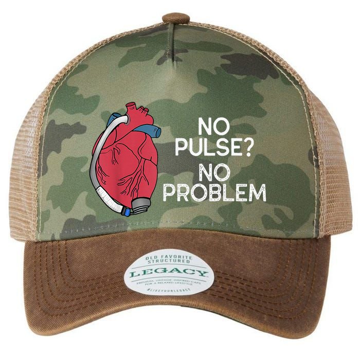 No Pulse No Problem Heartmate Lvad Heart Cvicu Legacy Tie Dye Trucker Hat