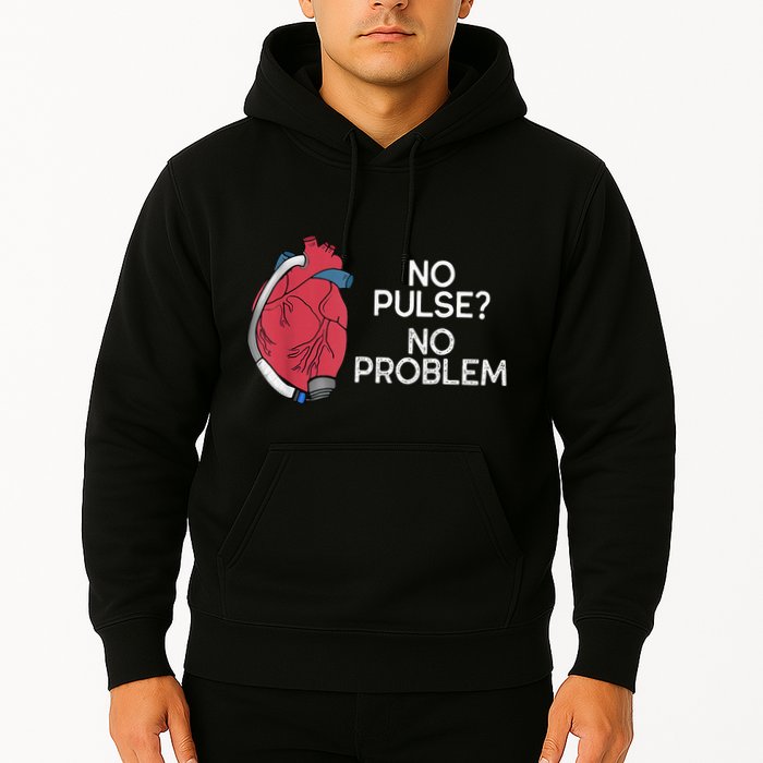No Pulse No Problem Heartmate Lvad Heart Cvicu Hoodie