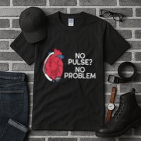 No Pulse No Problem Heartmate Lvad Heart Cvicu Tall T-Shirt