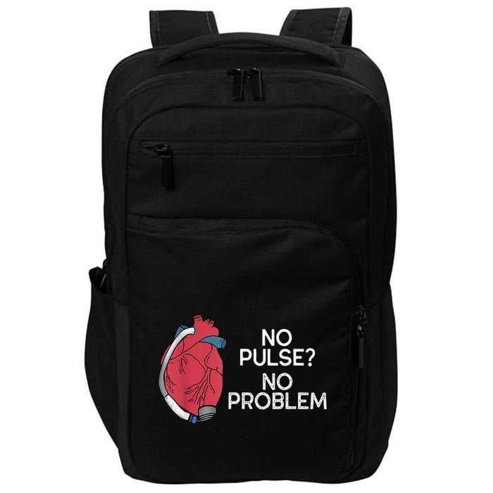 No Pulse No Problem Heartmate Lvad Heart Cvicu Impact Tech Backpack