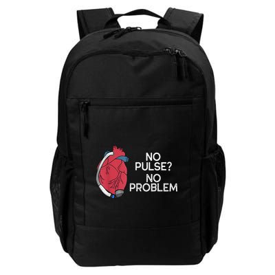 No Pulse No Problem Heartmate Lvad Heart Cvicu Daily Commute Backpack