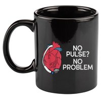 No Pulse No Problem Heartmate Lvad Heart Cvicu 11oz C Handle Ceramic Mug