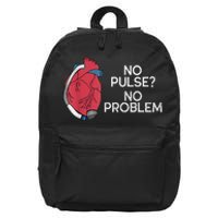 No Pulse No Problem Heartmate Lvad Heart Cvicu 16 in Basic Backpack