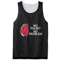No Pulse No Problem Heartmate Lvad Heart Cvicu Mesh Reversible Basketball Jersey Tank