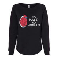 No Pulse No Problem Heartmate Lvad Heart Cvicu Womens California Wash Sweatshirt