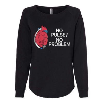 No Pulse No Problem Heartmate Lvad Heart Cvicu Womens California Wash Sweatshirt